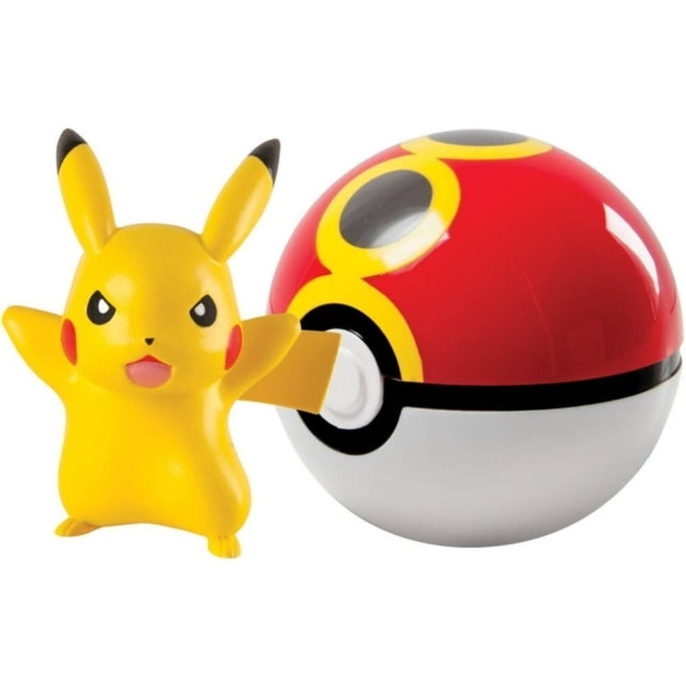 NEW NIP Pokemon Clip n Carry Poke Ball Pikachu and Repeat Ball